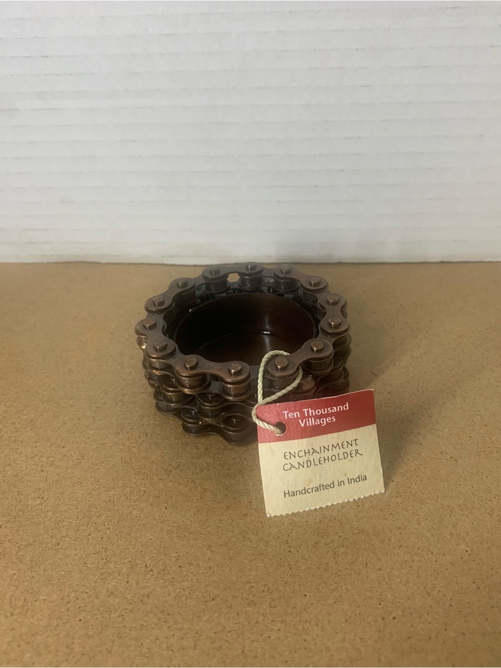 handcrafted candle holder